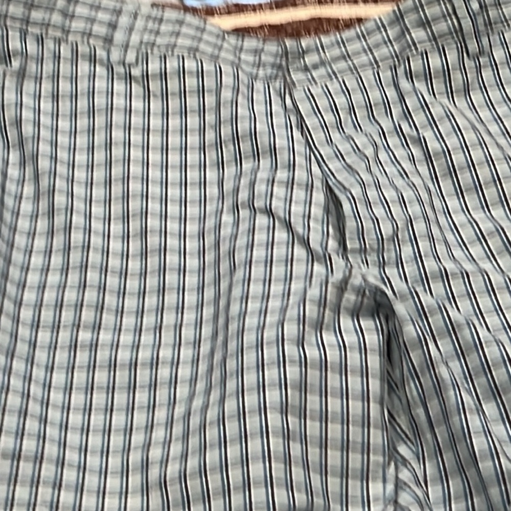 Weber checkered blue dress pants cotton, 36,32